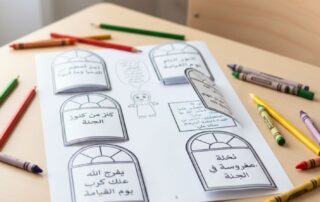 ورقة عمل اسم الله الشكور للأطفال