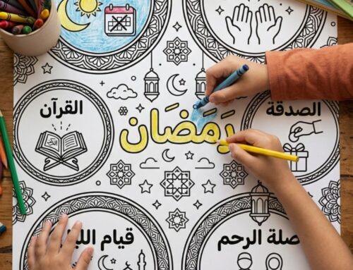 فضائل شهر رمضان للأطفال + ورقة عمل للتلوين