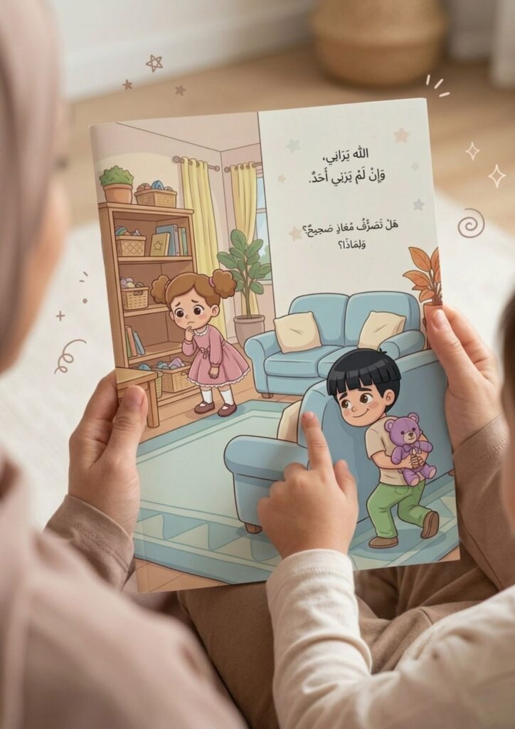 كتاب الأدب مع الله تعالى من سلسلة الآداب الإسلامية للأطفال