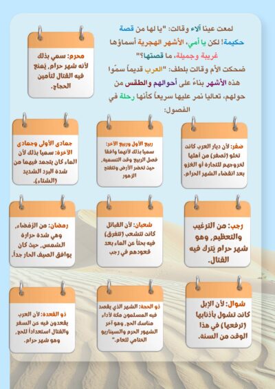 قصة الهجرة للأطفال مصورة